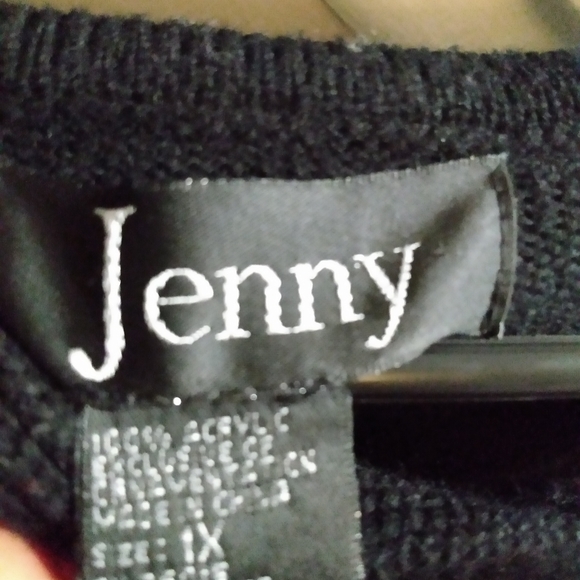 Black and white sweater Xtra Large - Picture 4 of 5